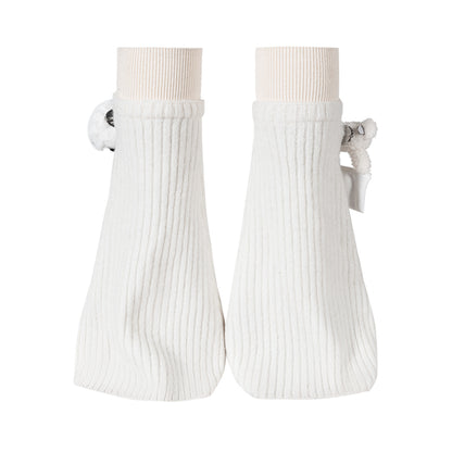 Harry Potter × 13DE MARZO Hedwig Hogwarts Bear Leg Warmer - 13DE MARZO