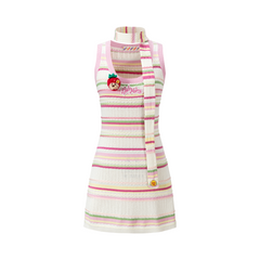 13DE MARZO Lollipop Striped Knit Dress