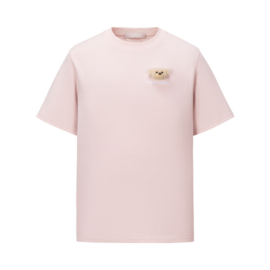 13DE MARZO Mini Bear Crewneck T-shirt Pink