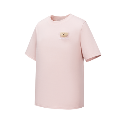 13DE MARZO Mini Bear Crewneck T-shirt Pink