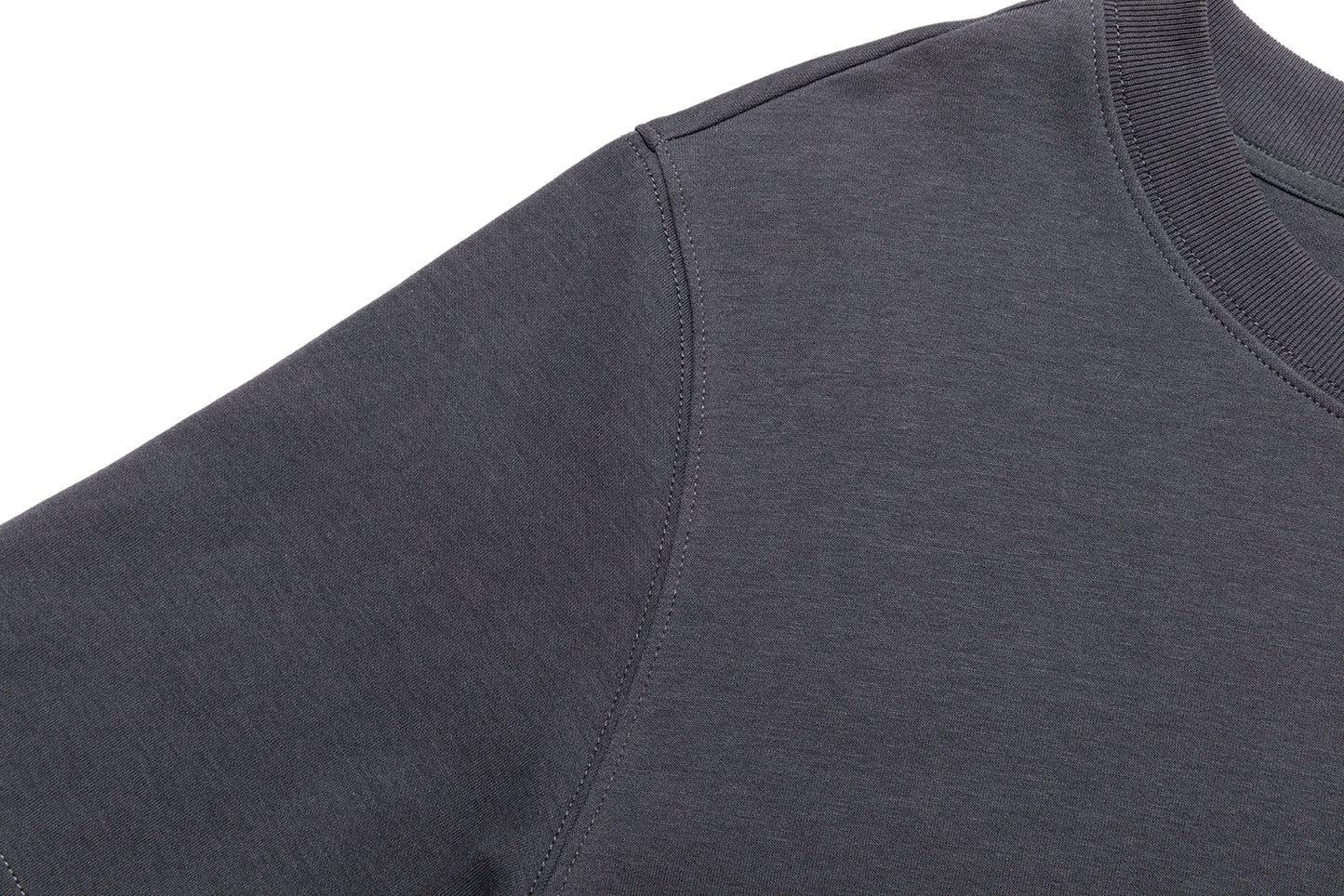 13DE MARZO Mini Bear Crewneck T-shirt Dark Grey