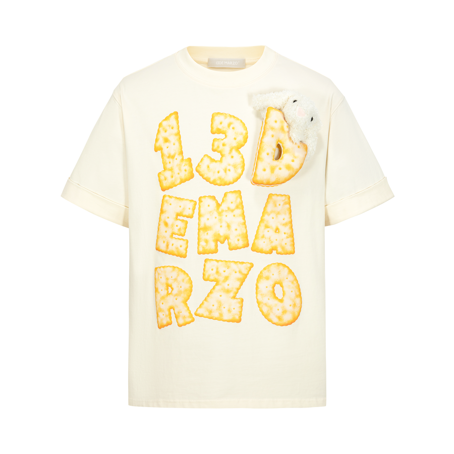 13DE MARZO Biscuits Logo T-shirt - 13DE MARZO