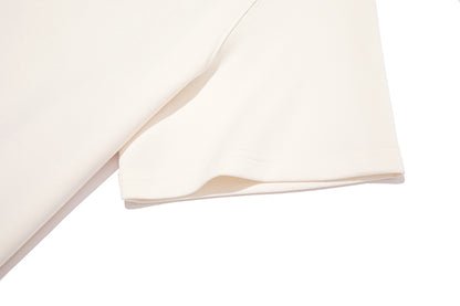 13DE MARZO Bear Hollow Heart T-shirt Beige