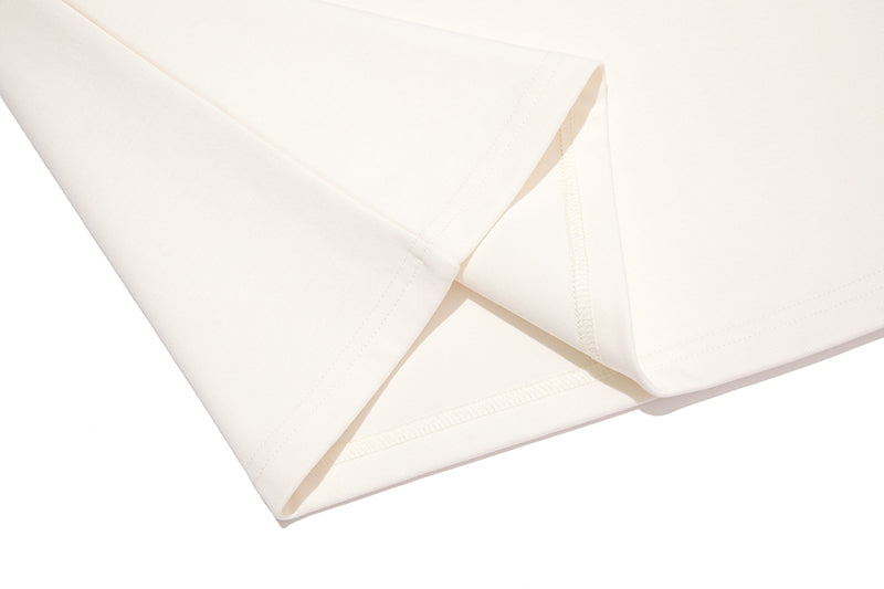 13DE MARZO Bear Hollow Heart T-shirt Beige