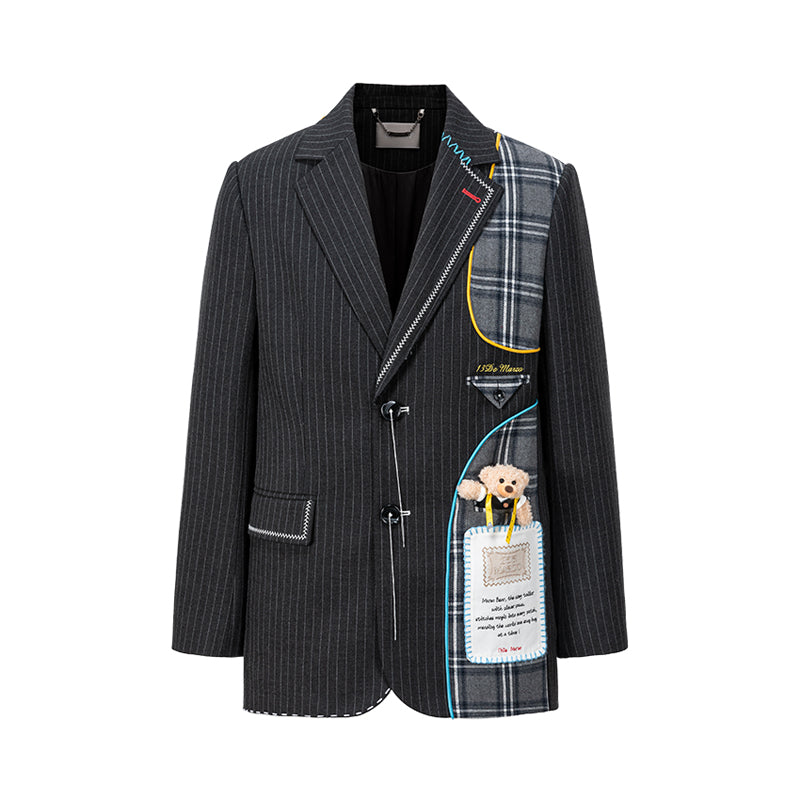 13DE MARZO Tailor Bear Patch Suit - 13DE MARZO