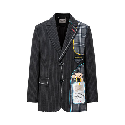 13DE MARZO Tailor Bear Patch Suit - 13DE MARZO