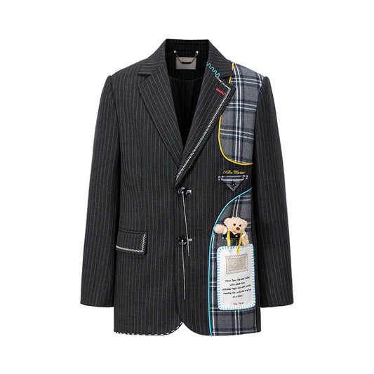 13DE MARZO Tailor Bear Patch Suit - 13DE MARZO