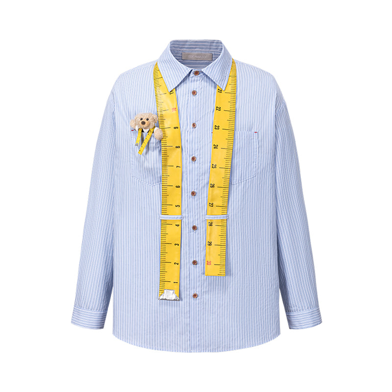 13DE MARZO Tailor Bear Stripe Shirt - 13DE MARZO