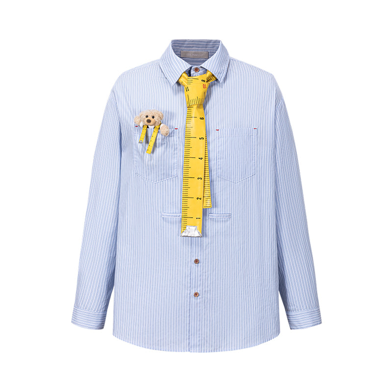 13DE MARZO Tailor Bear Stripe Shirt - 13DE MARZO