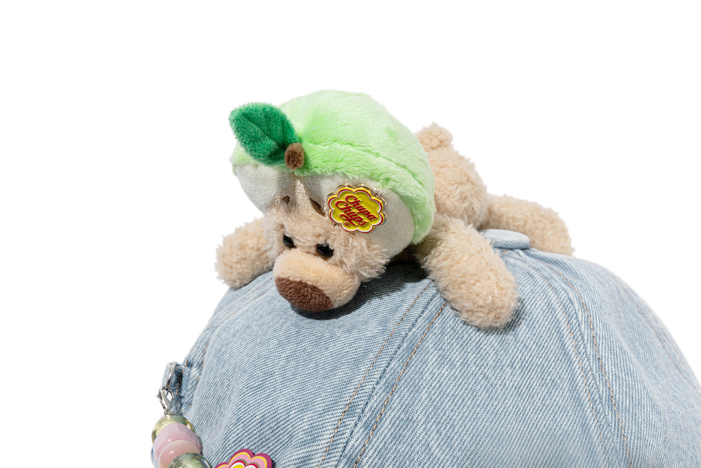 13DE MARZO Chain Detail Beret Blue - 13DE MARZO