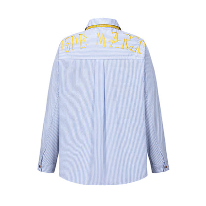 13DE MARZO Tailor Bear Stripe Shirt - 13DE MARZO