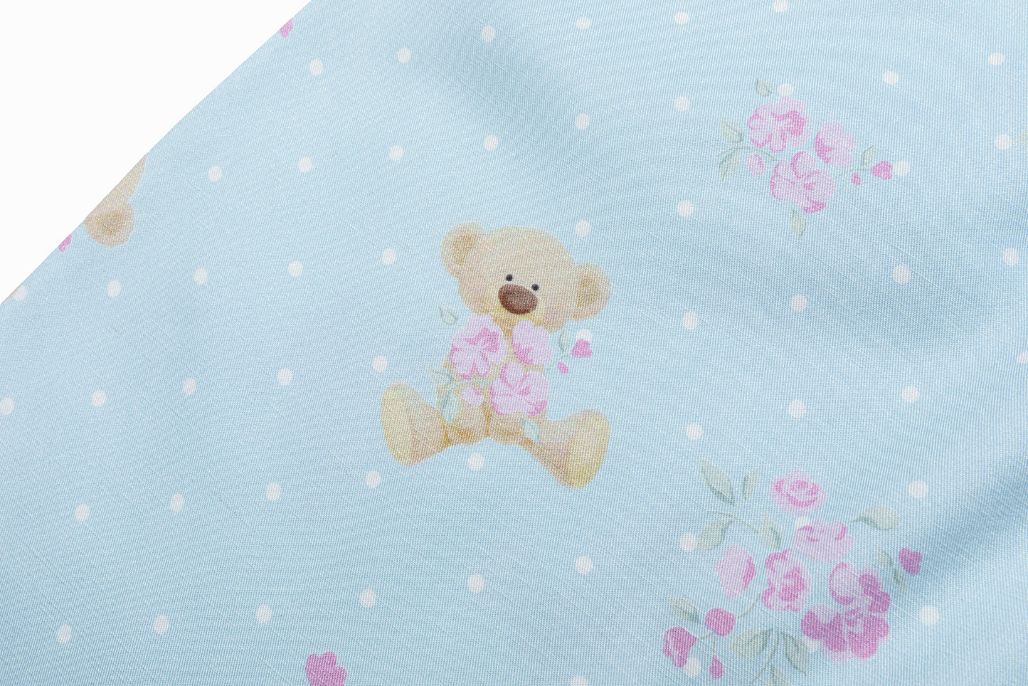 13DE MARZO All-Over Floral Print Loose Pants Blue