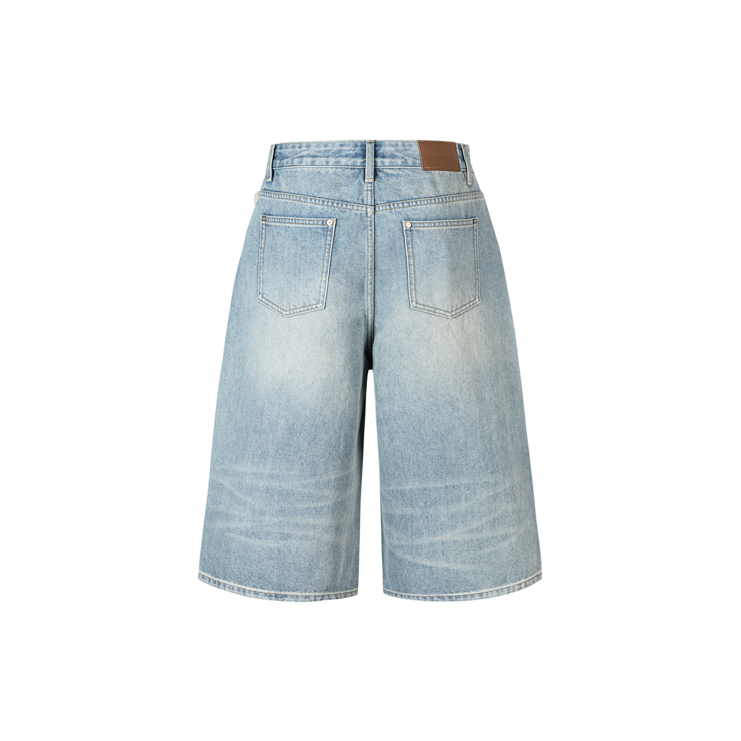 13DE MARZO Star Embellished Cropped Jeans Blue