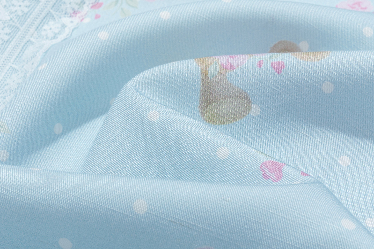13DE MARZO All-Over Floral Print Shirt Blue