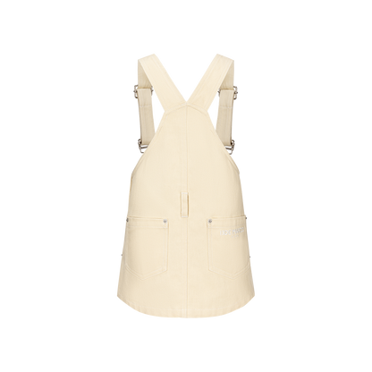 13DE MARZO Floral BabyBear Overall Khaki - 13DE MARZO