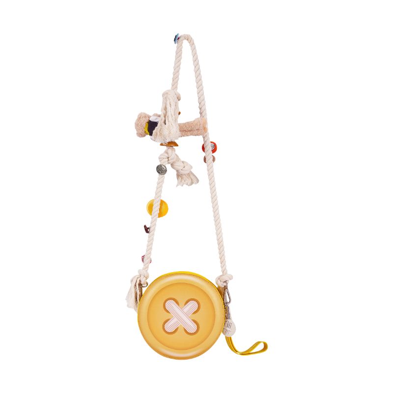 13DE MARZO Tailor Bear Button Bag Yellow - 13DE MARZO