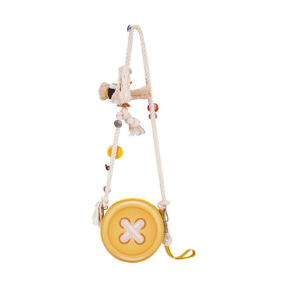 13DE MARZO Tailor Bear Button Bag Yellow - 13DE MARZO