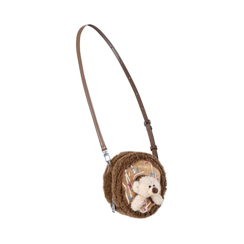 13DE MARZO BabyBear Donut Fuzzy Bag Brown - 13DE MARZO
