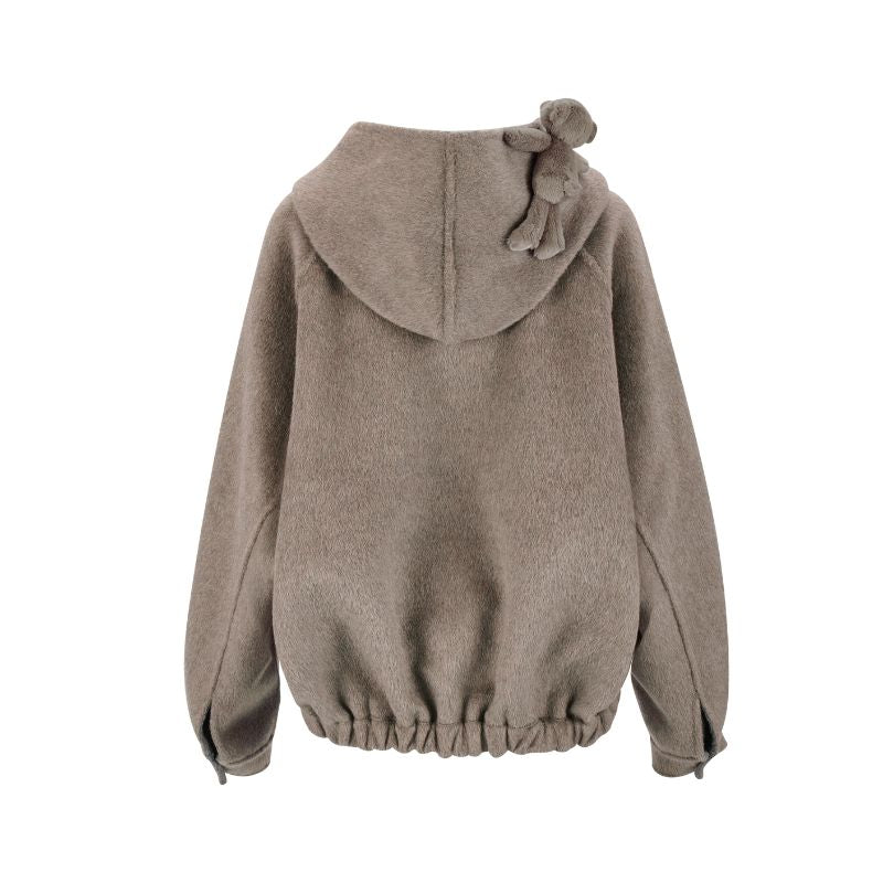 13DE MARZO Bear Doudle Fleece Coat - 13DE MARZO