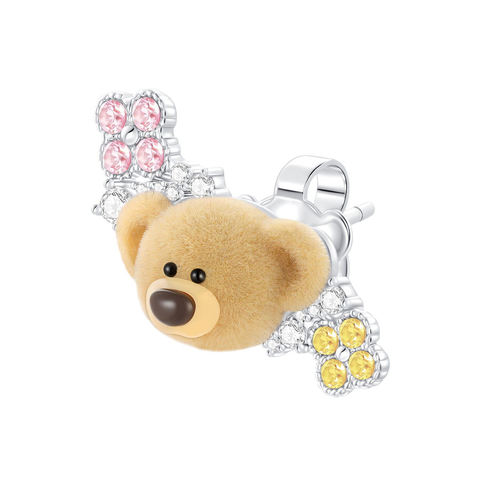 13DE MARZO Monet's Garden Crystal Rhinestone Earrings - 13DE MARZO