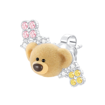 13DE MARZO Monet's Garden Crystal Rhinestone Earrings - 13DE MARZO