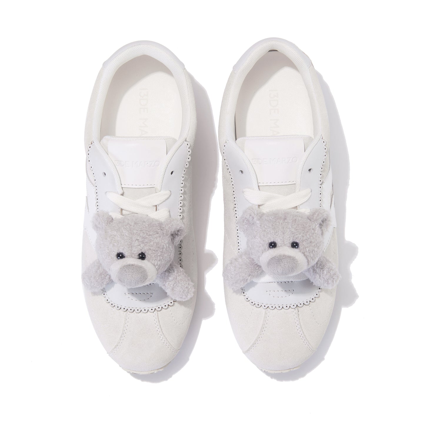 13DE MARZO Casual Retro Jogging Shoes Grey