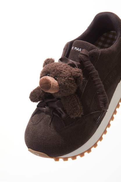 13DE MARZO Round-Toe Casual Sneakers Brown
