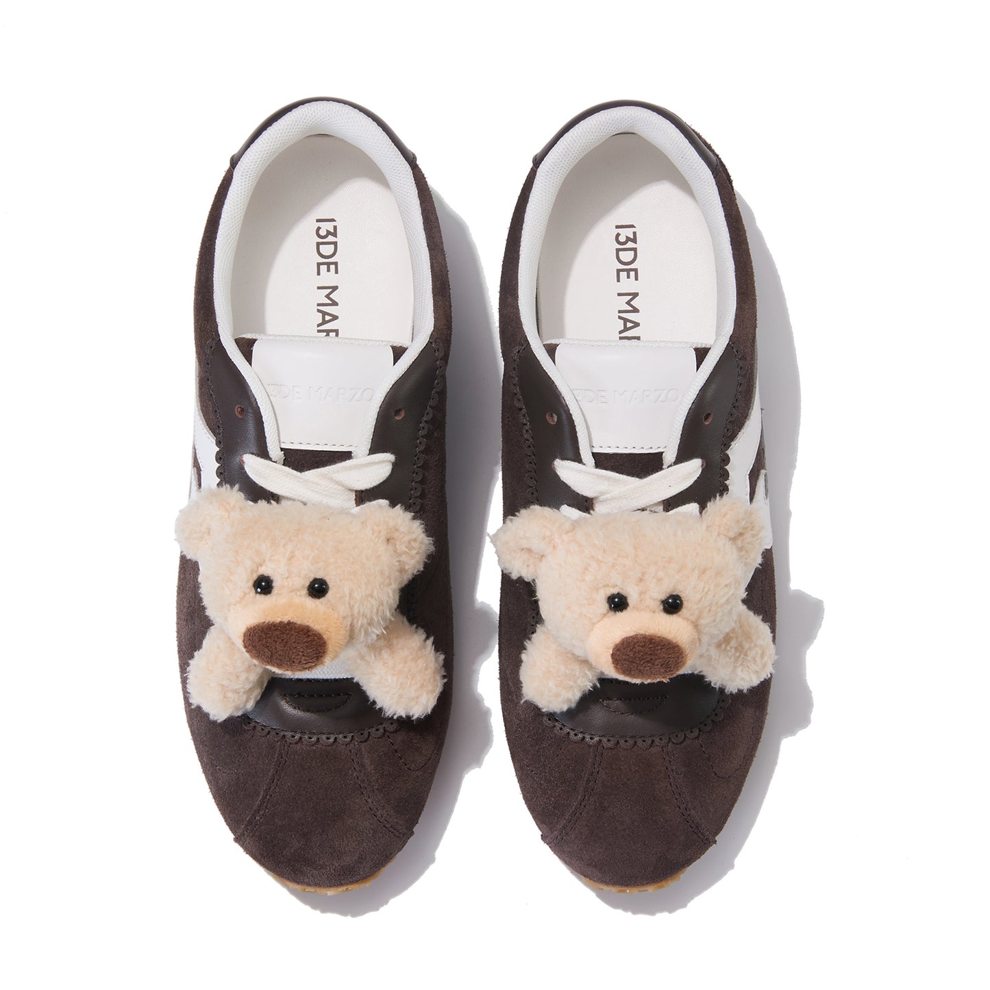 13DE MARZO Casual Retro Jogging Shoes Brown
