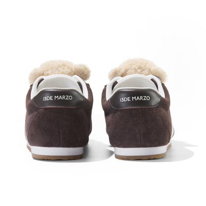 13DE MARZO Casual Retro Jogging Shoes Brown