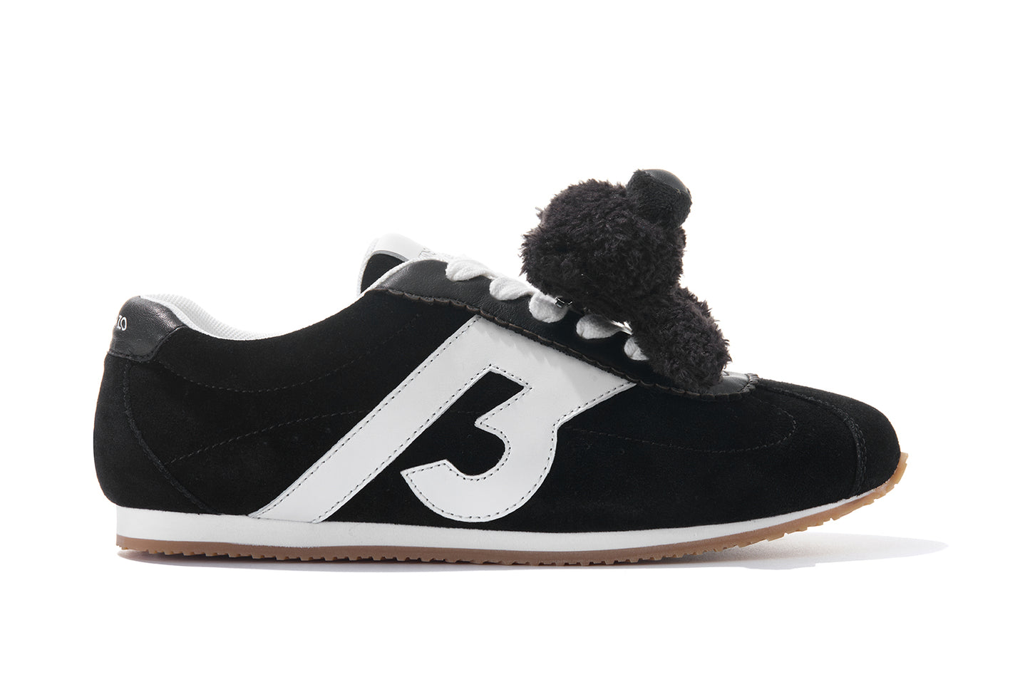 13DE MARZO Casual Retro Jogging Shoes Black
