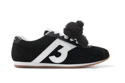 13DE MARZO Casual Retro Jogging Shoes Black