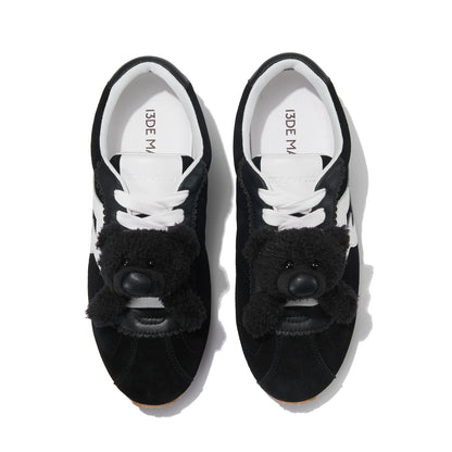 13DE MARZO Casual Retro Jogging Shoes Black