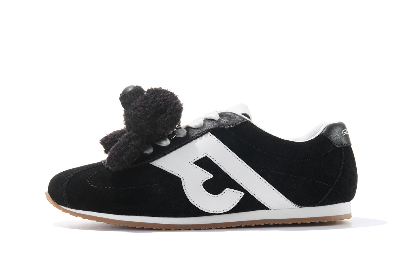 13DE MARZO Casual Retro Jogging Shoes Black