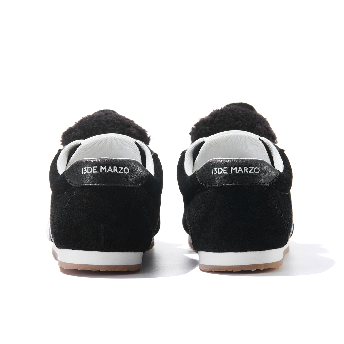 13DE MARZO Casual Retro Jogging Shoes Black