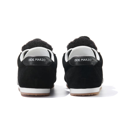 13DE MARZO Casual Retro Jogging Shoes Black