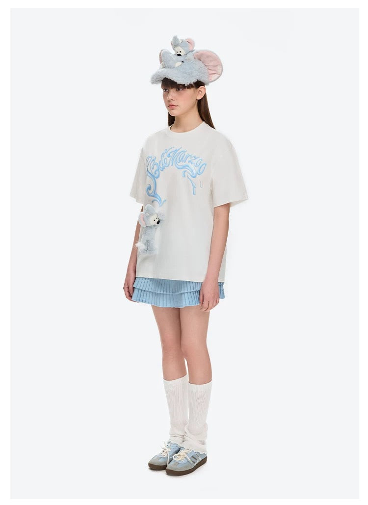 13DE MARZO Elephant Bear Printed T-Shirt - 13DE MARZO