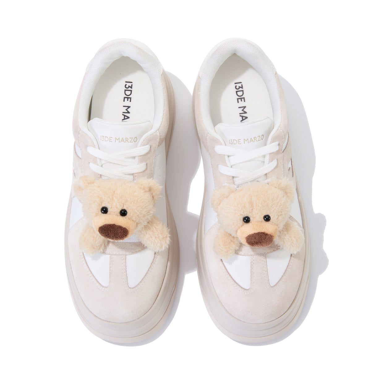 13DE MARZO Training Platform Shoes Beige - 13DE MARZO