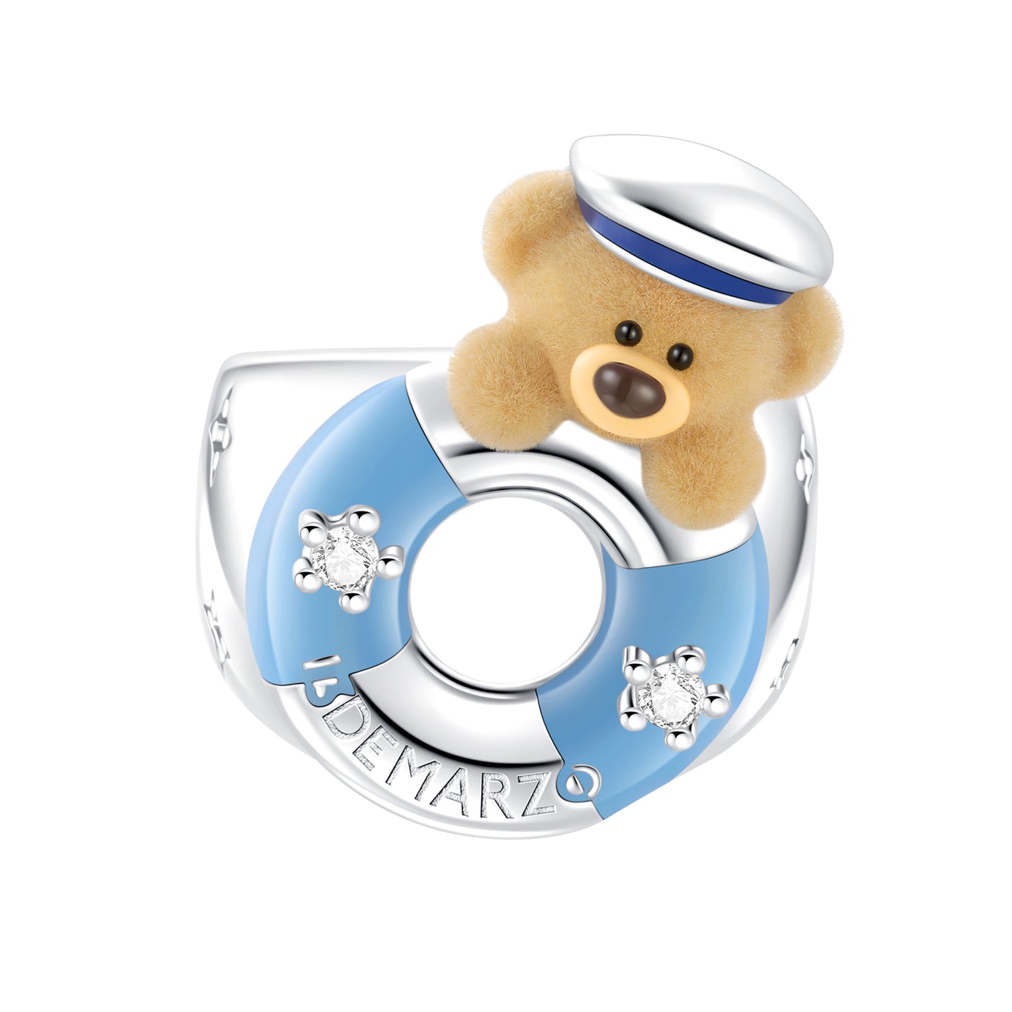 13DE MARZO Little Bear Captain Crystal Rhinestone Ring - 13DE MARZO