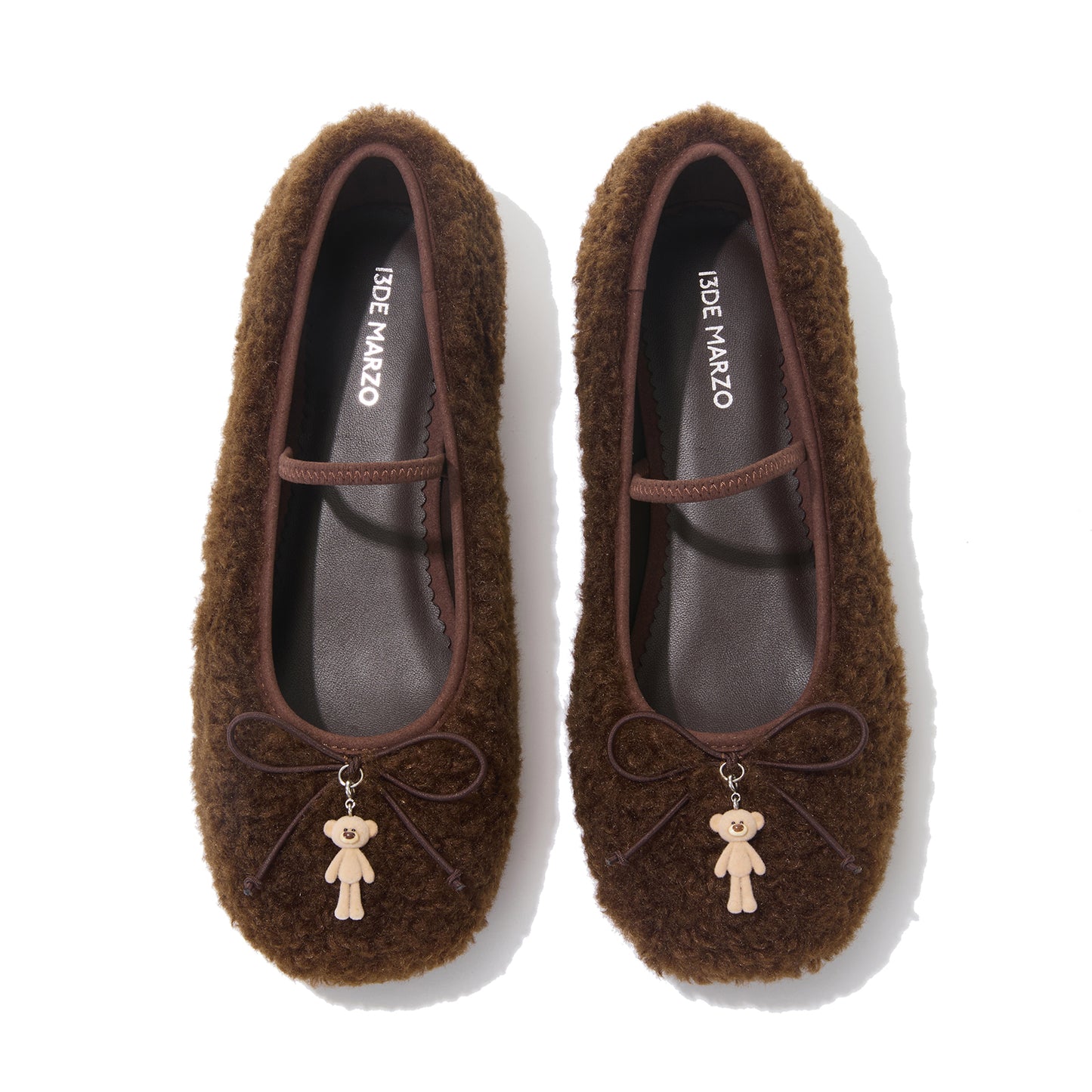 13DE MARZO Furry Ballet Mary Janes Brown