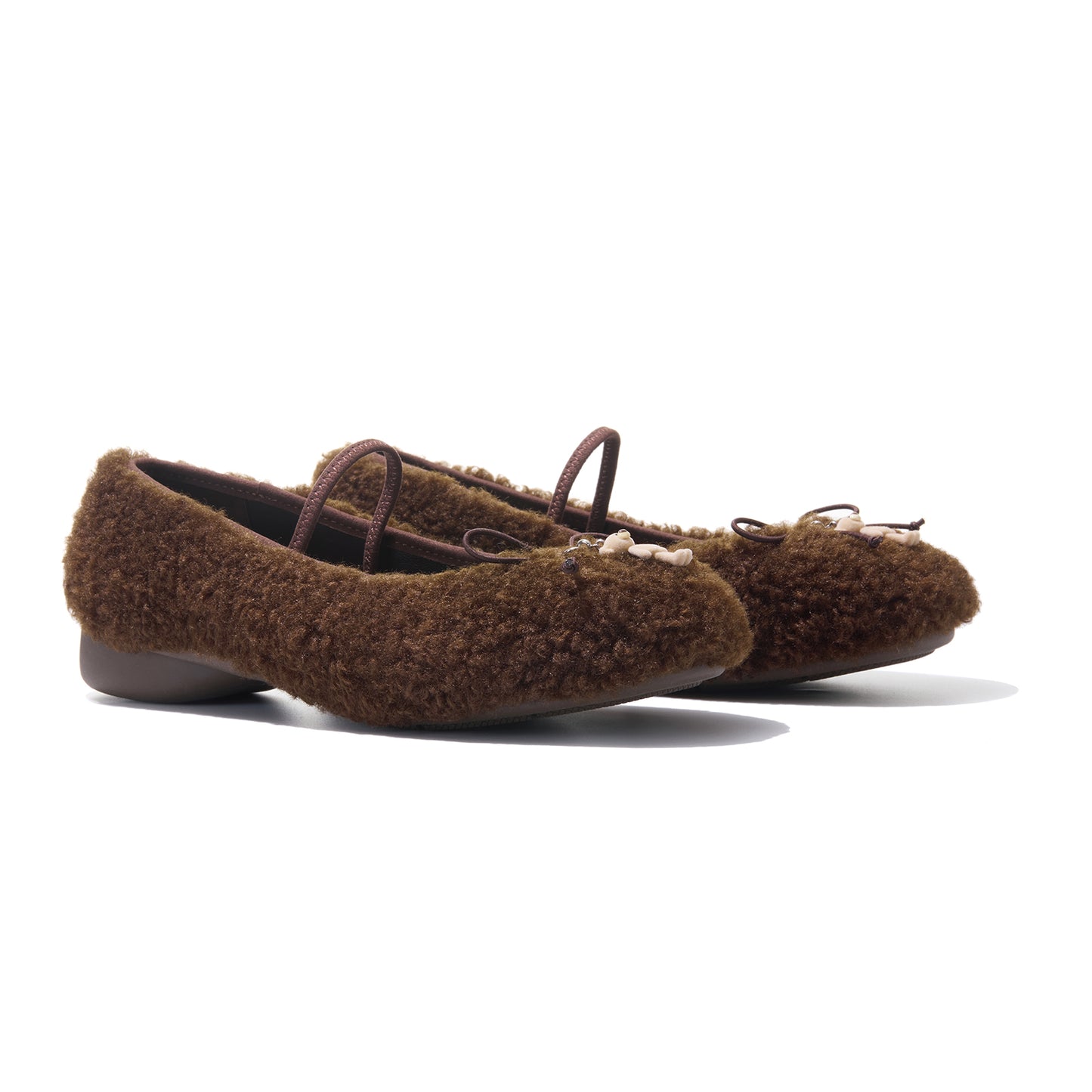 13DE MARZO Furry Ballet Mary Janes Brown
