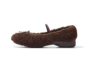 13DE MARZO Furry Ballet Mary Janes Brown