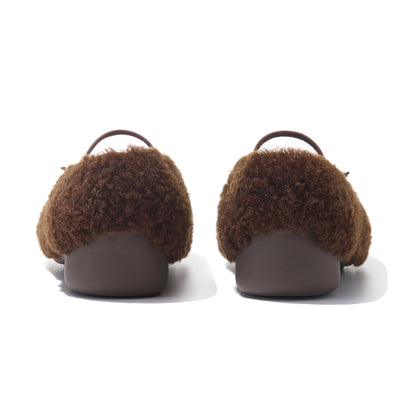13DE MARZO Furry Ballet Mary Janes Brown