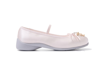 13DE MARZO Stain Ballet Mary Janes Pink