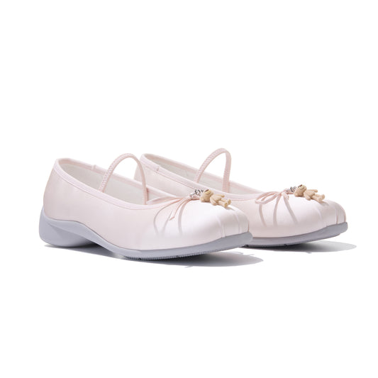 13DE MARZO Stain Ballet Mary Janes Pink