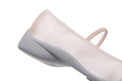 13DE MARZO Stain Ballet Mary Janes Pink