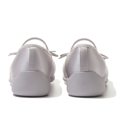 13DE MARZO Stain Ballet Mary Janes Silver