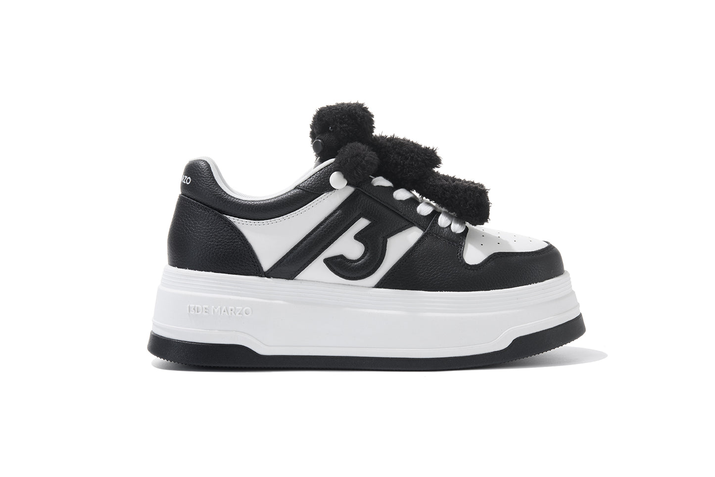 13DE MARZO Casual Platform Sneakers Black