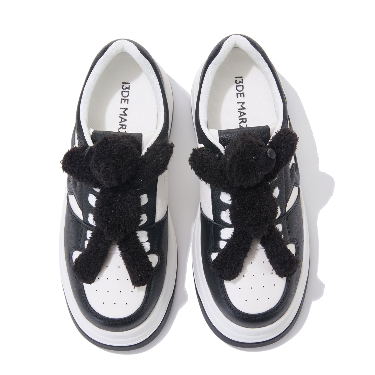 13DE MARZO Casual Platform Sneakers Black
