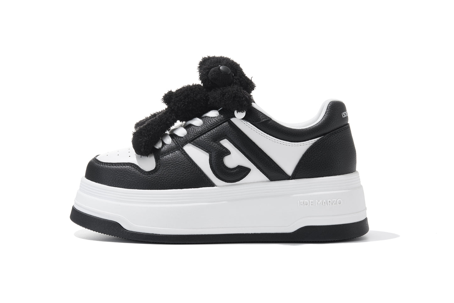 13DE MARZO Casual Platform Sneakers Black