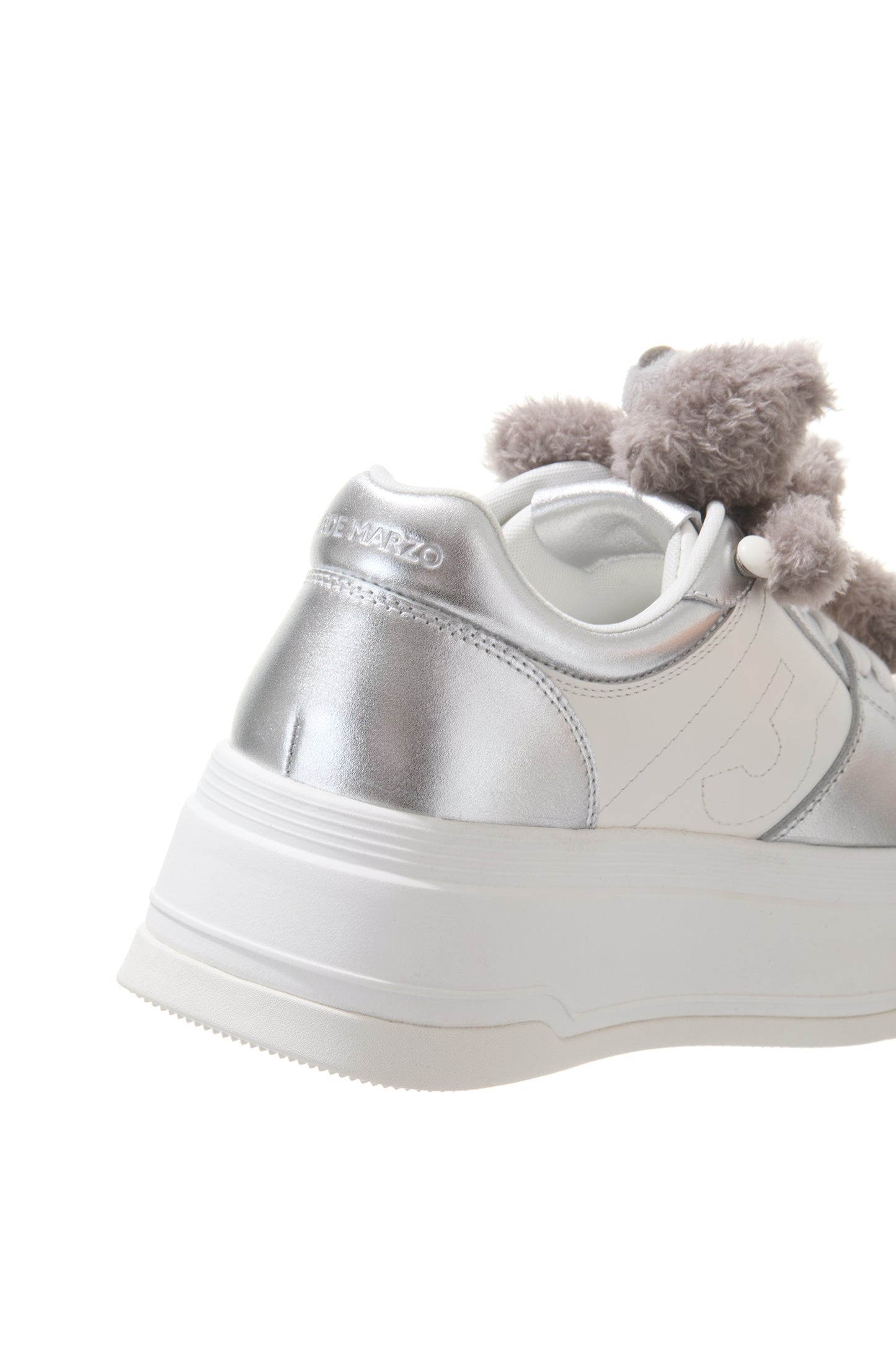 13DE MARZO Casual Platform Sneakers Silver